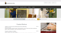 Desktop Screenshot of empleos.unlpam.edu.ar